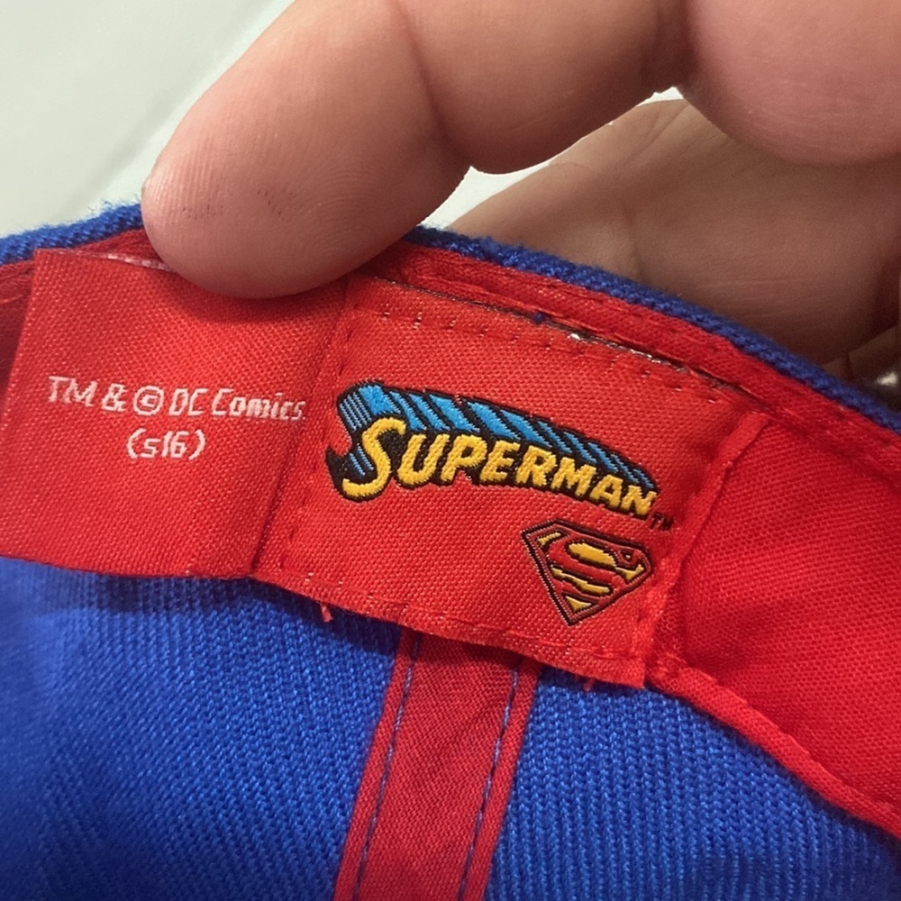 Superman hat SnapBack good condition DC comic EN - Picture 6 of 6